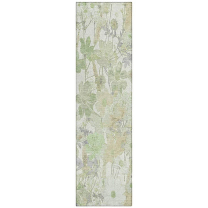 Ameliah Green Washable Indoor - Outdoor Rug - LOOMLAN - LOOMLAN Rugs - Outdoor Rugs