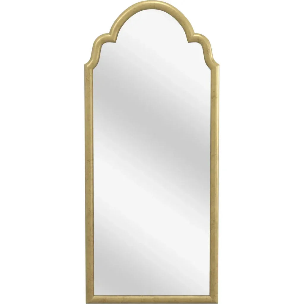 Amelle MDF Gold Vertical Wall Mirror - LOOMLAN - Bassett Mirror - Wall Mirrors
