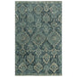 Amen Medallion Blue/ Beige Large Area Rugs - LOOMLAN - LOOMLAN - Area Rugs