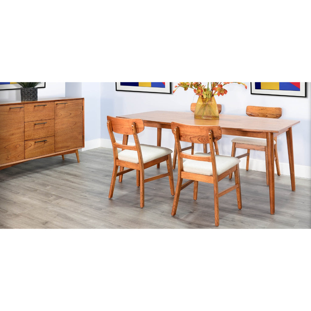 American Modern Mid-Century Wood Sideboard