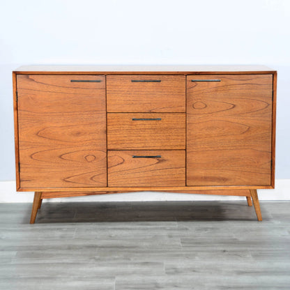 American Modern Mid-Century Wood Sideboard