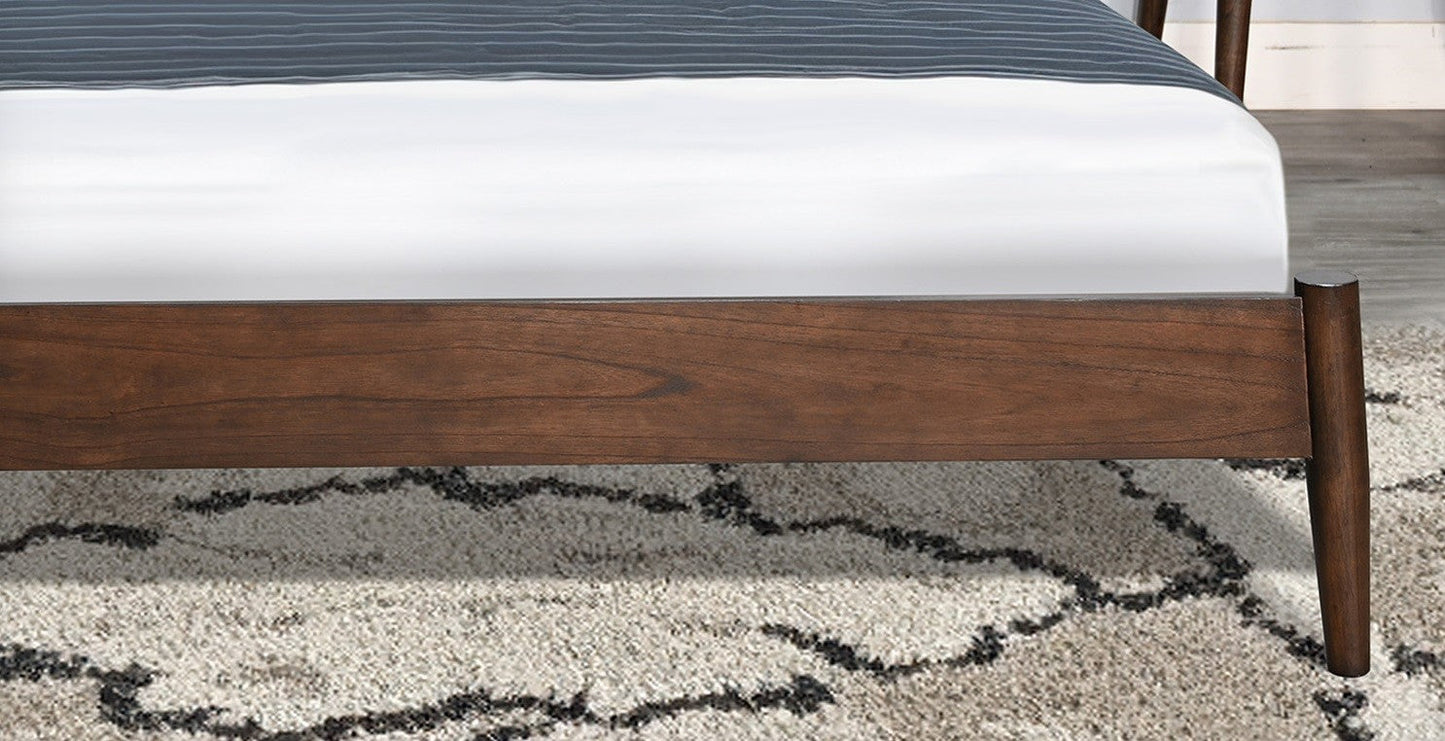 American Modern Wooden Brown Bed