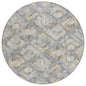 Amethira Gray Washable Indoor - Outdoor Rug - LOOMLAN - LOOMLAN Rugs - Outdoor Rugs