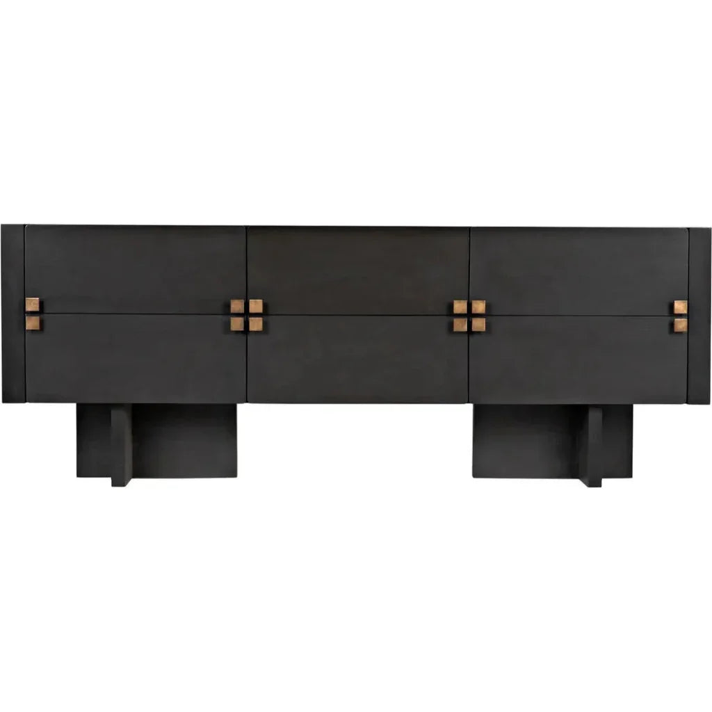 Amidala Wooden Six Drawers Sideboard