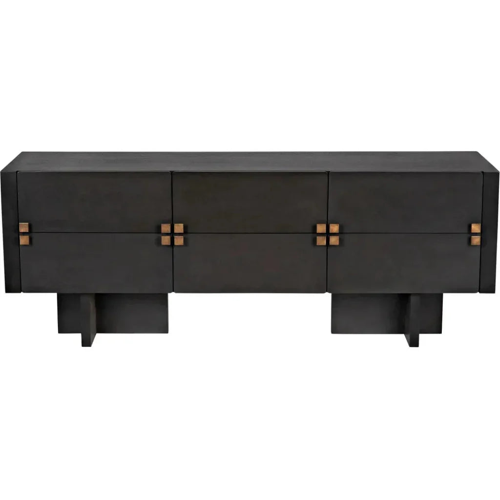 Amidala Wooden Six Drawers Sideboard