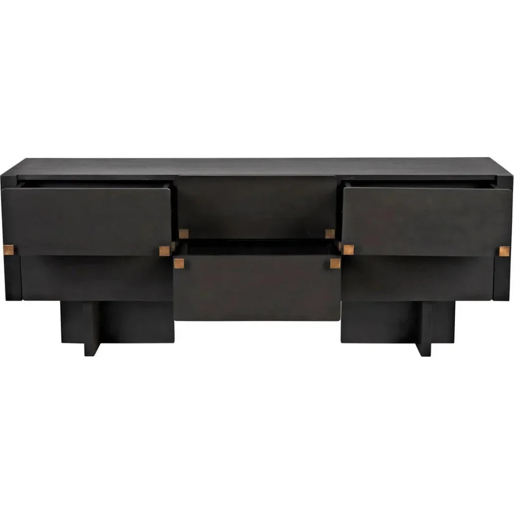 Amidala Wooden Six Drawers Sideboard