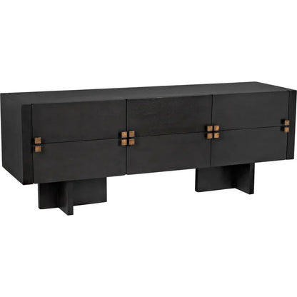 Amidala Wooden Six Drawers Sideboard