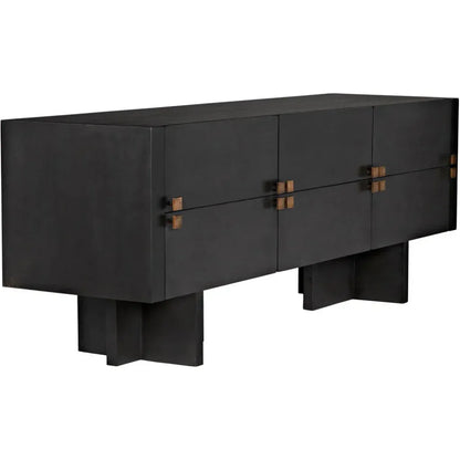 Amidala Wooden Six Drawers Sideboard