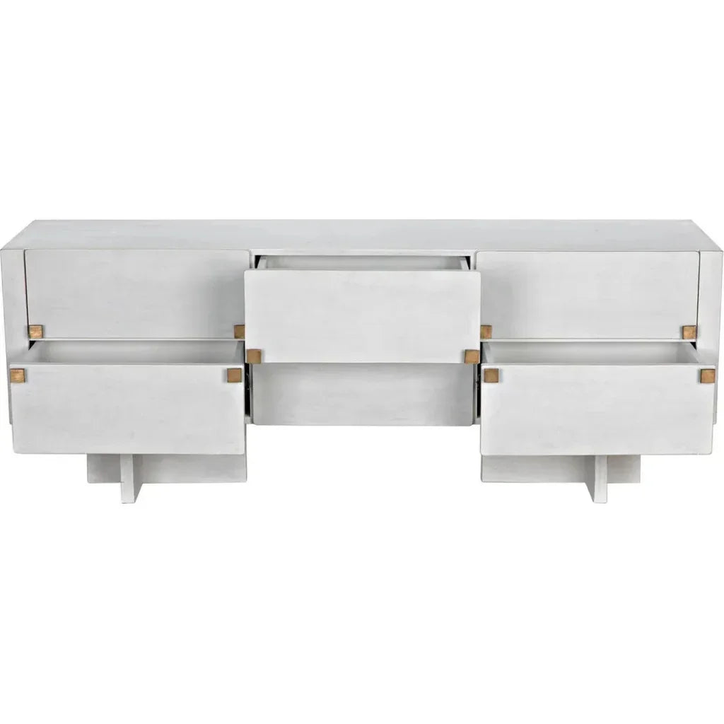 Amidala Wooden Six Drawers Sideboard