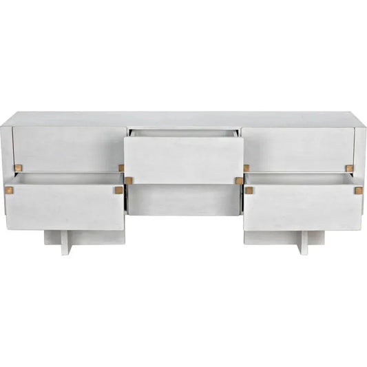 Amidala Wooden Six Drawers Sideboard