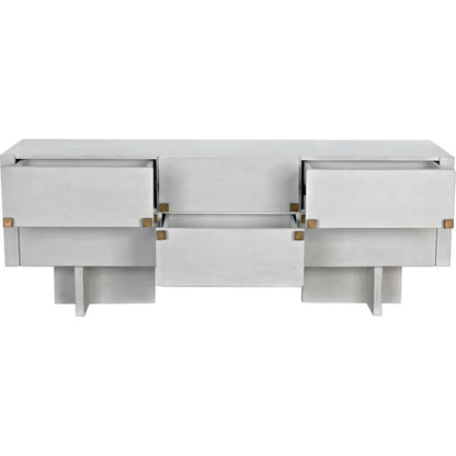 Amidala Wooden Six Drawers Sideboard