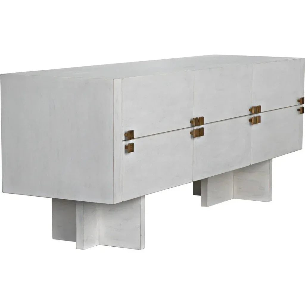 Amidala Wooden Six Drawers Sideboard