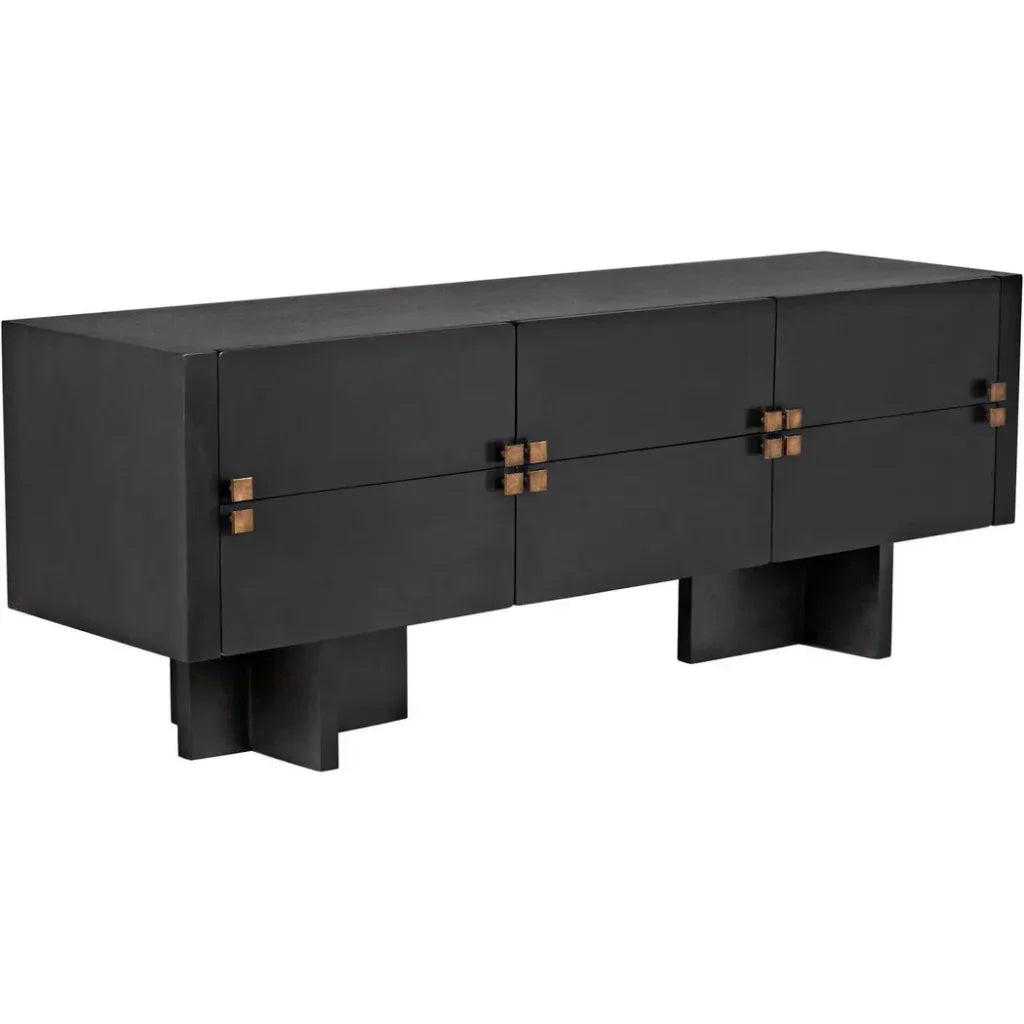 Amidala Wooden Six Drawers Sideboard