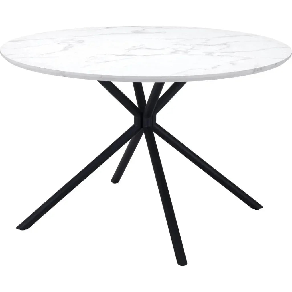 Amiens Dining Table White-Dining Tables-Zuo Modern-LOOMLAN