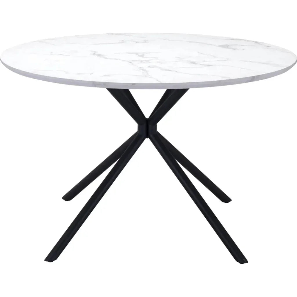 Amiens Dining Table White-Dining Tables-Zuo Modern-LOOMLAN