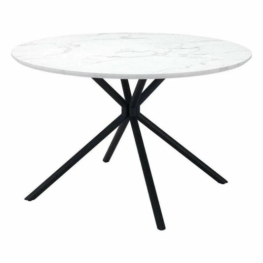 Amiens Dining Table White-Dining Tables-Zuo Modern-LOOMLAN