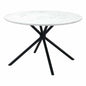 Amiens Dining Table White-Dining Tables-Zuo Modern-LOOMLAN