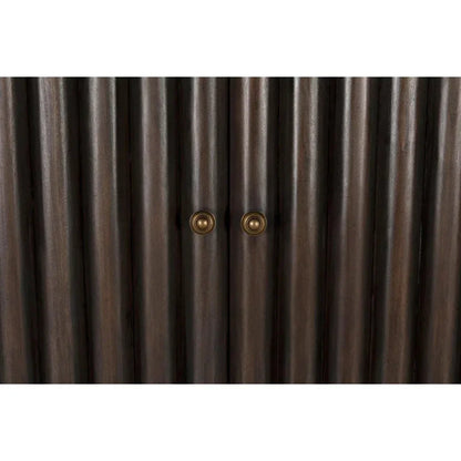 Amunet Hutch Bookcase Armoire Cabinet - LOOMLAN - Noir - Bookcases