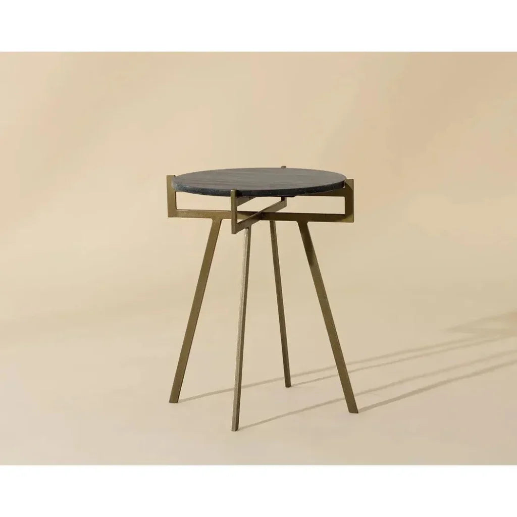 Anak Marble Top Round End Table - LOOMLAN - SUNPAN - Side Tables