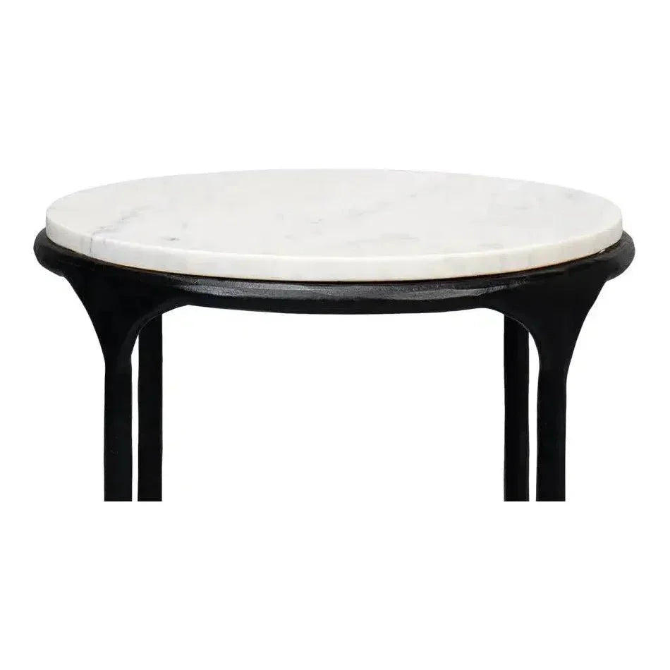 Anapa Round End Table - LOOMLAN - Sarreid - Side Tables