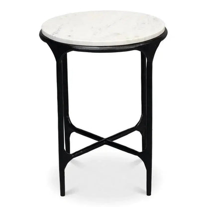 Anapa Round End Table - LOOMLAN - Sarreid - Side Tables