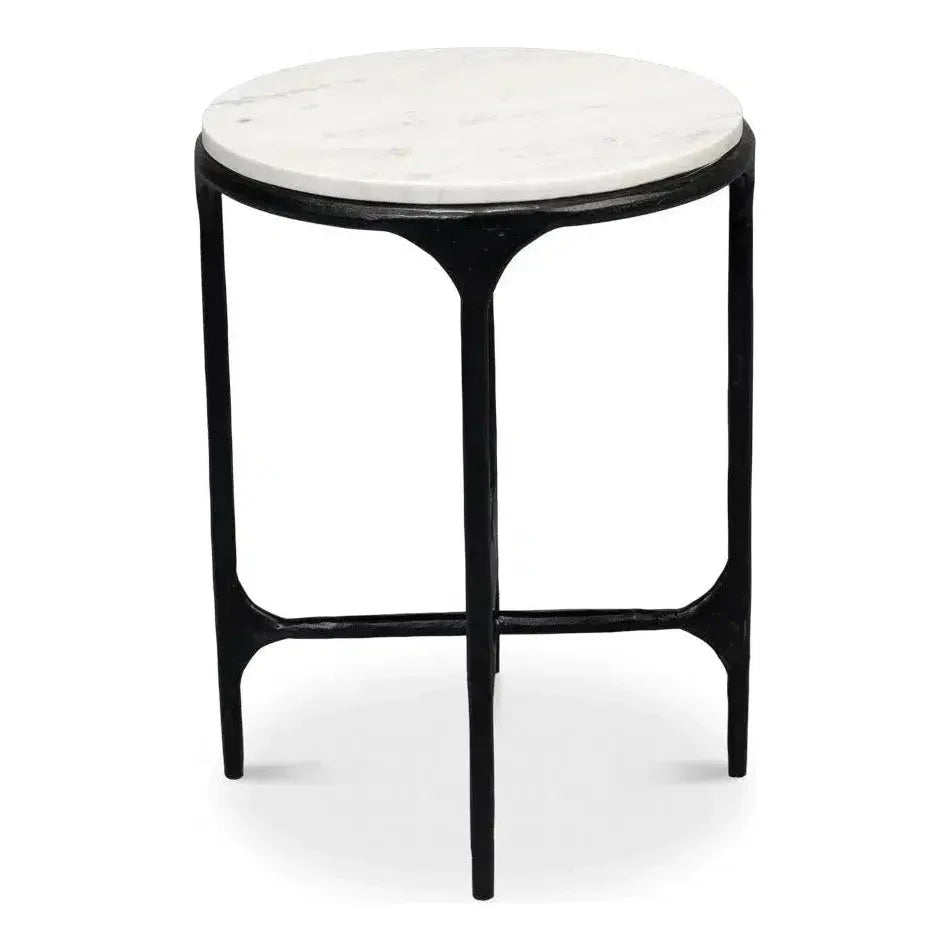 Anapa Round End Table - LOOMLAN - Sarreid - Side Tables