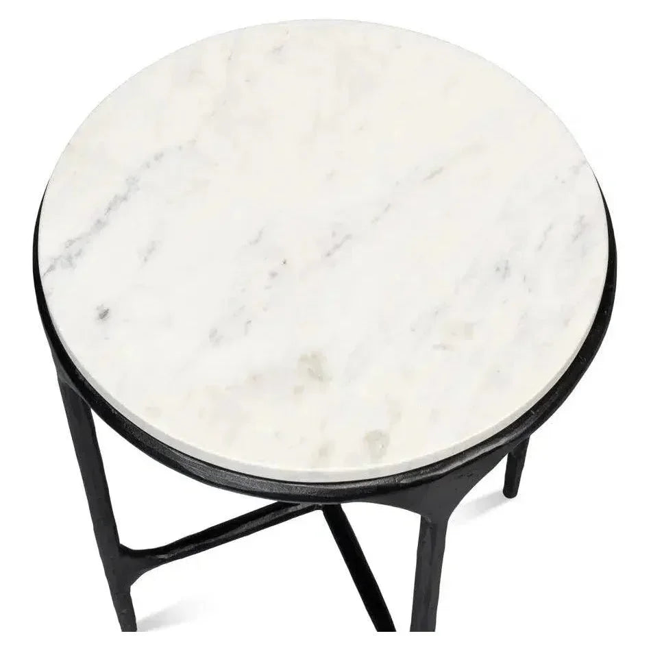 Anapa Round End Table - LOOMLAN - Sarreid - Side Tables