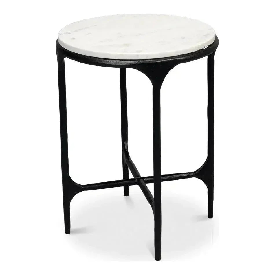 Anapa Round End Table - LOOMLAN - Sarreid - Side Tables