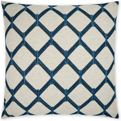 Anastasia Blue Navy Large Throw Pillow Insert - LOOMLAN - D.V. Kap - Throw Pillows