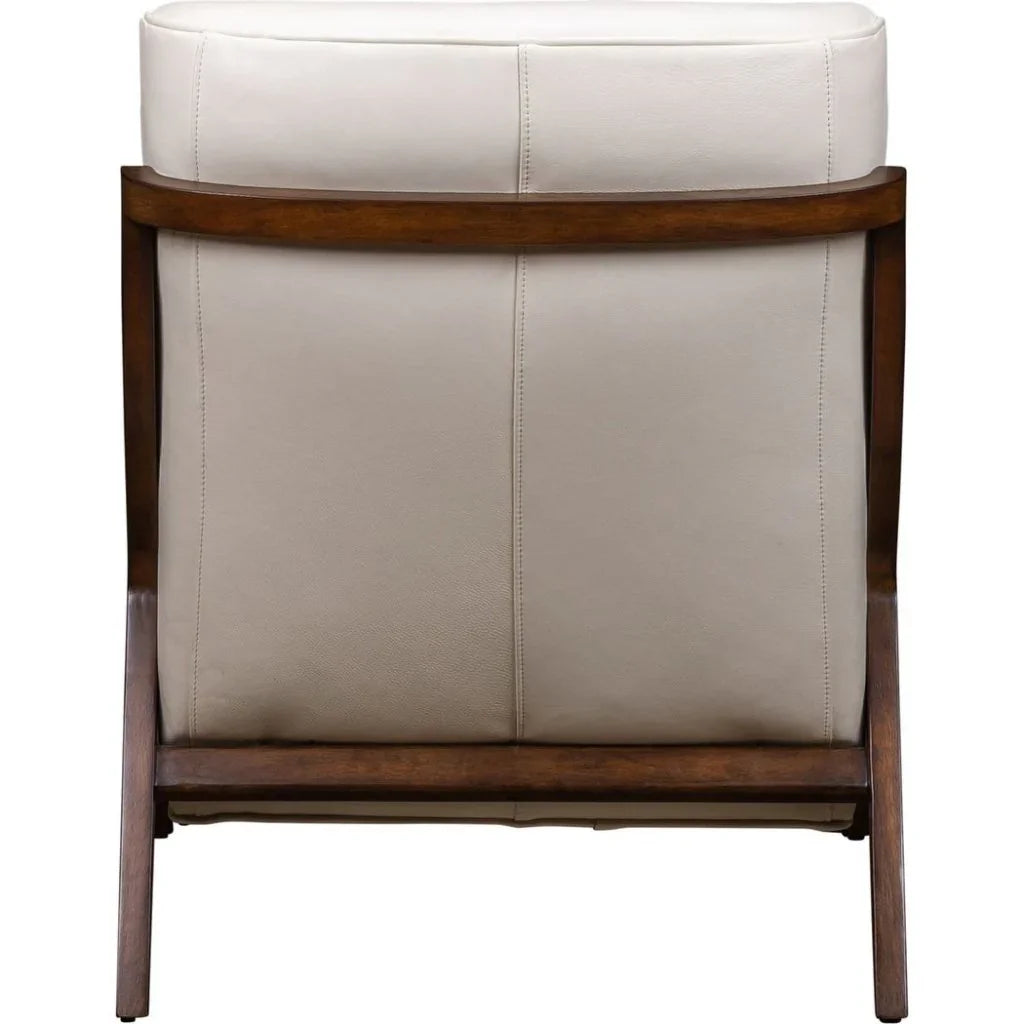 Anastasia Leather Modern Elegance Chair - LOOMLAN - Olivia + Quinn - Club Chairs