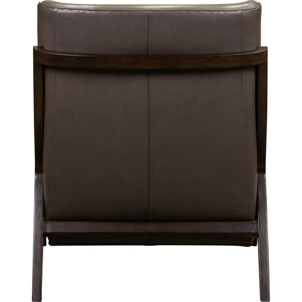 Anastasia Leather Modern Elegance Chair - LOOMLAN - Olivia + Quinn - Club Chairs