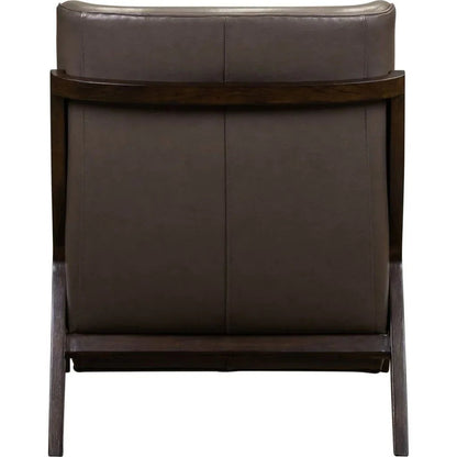 Anastasia Leather Modern Elegance Chair - LOOMLAN - Olivia + Quinn - Club Chairs