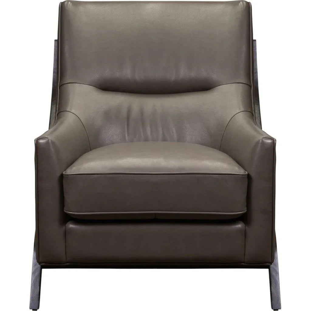 Anastasia Leather Modern Elegance Chair - LOOMLAN - Olivia + Quinn - Club Chairs