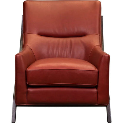 Anastasia Leather Modern Elegance Chair - LOOMLAN - Olivia + Quinn - Club Chairs