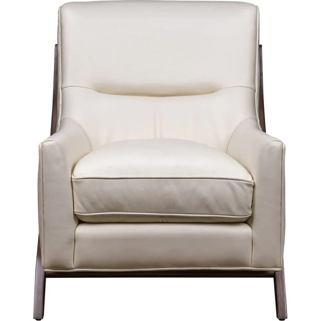 Anastasia Leather Modern Elegance Chair - LOOMLAN - Olivia + Quinn - Club Chairs