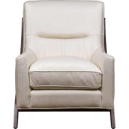 Anastasia Leather Modern Elegance Chair - LOOMLAN - Olivia + Quinn - Club Chairs