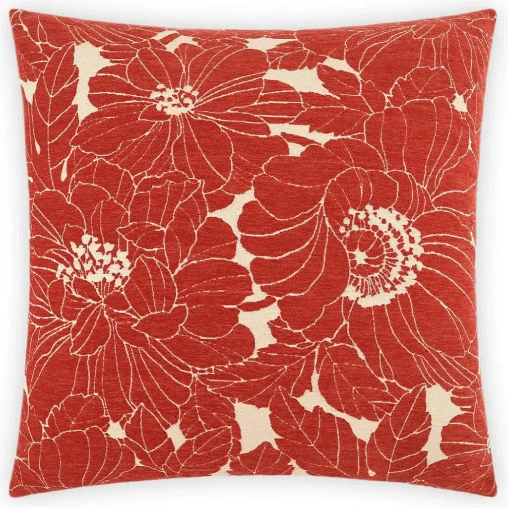 Anathallo Berry Red Throw Pillow With Insert - LOOMLAN - D.V. Kap - Throw Pillows
