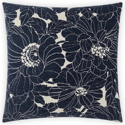 Anathallo Navy Blue Throw Pillow With Insert - LOOMLAN - D.V. Kap - Throw Pillows