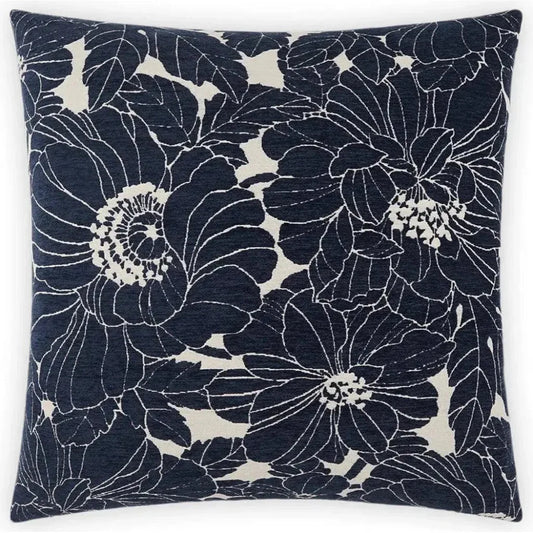 Anathallo Navy Blue Throw Pillow With Insert - LOOMLAN - D.V. Kap - Throw Pillows