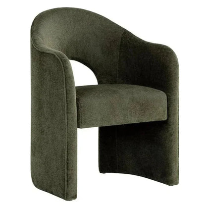 Anaya Fabric Dining Armchair - LOOMLAN - SUNPAN - Dining Chairs