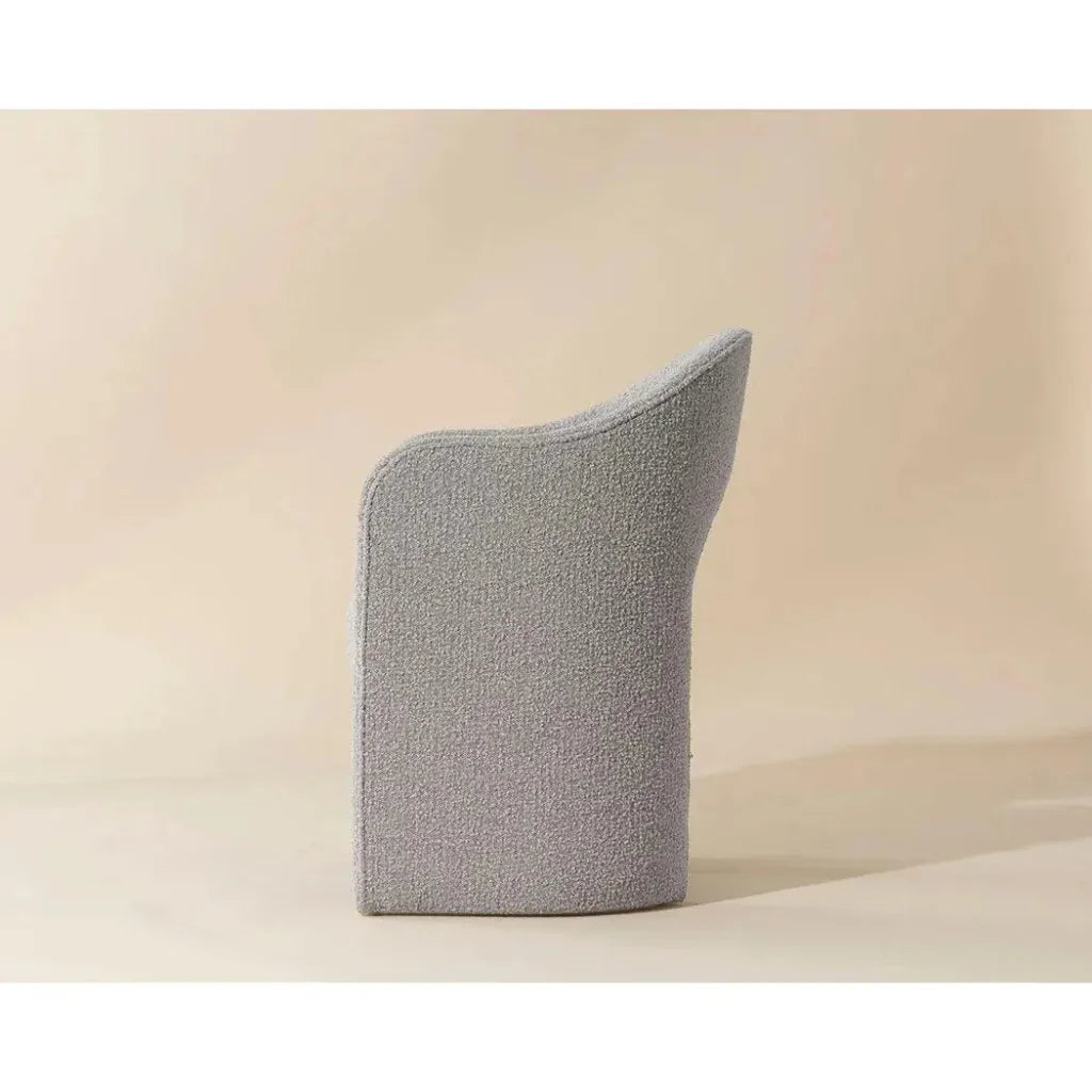 Anaya Fabric Dining Armchair - LOOMLAN - SUNPAN - Dining Chairs