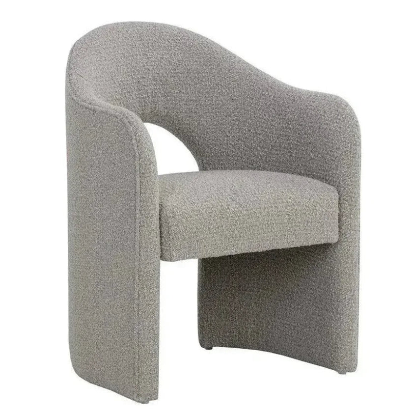Anaya Fabric Dining Armchair - LOOMLAN - SUNPAN - Dining Chairs