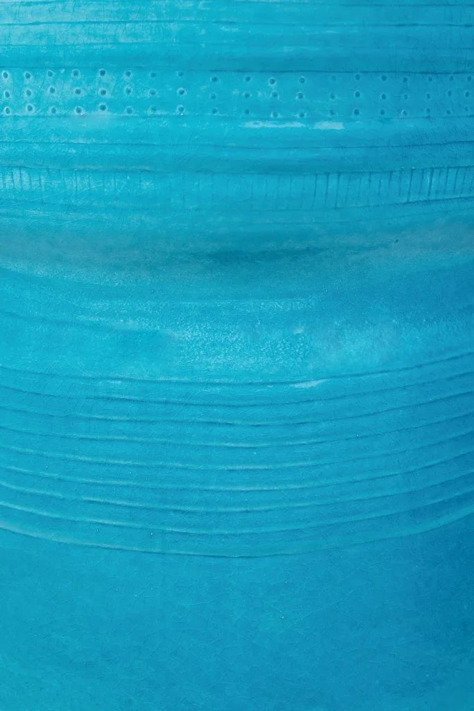 Ancaris Ring Handcrafted Ceramic Patio Accent Table - LOOMLAN - Seasonal Living - Outdoor Side Tables