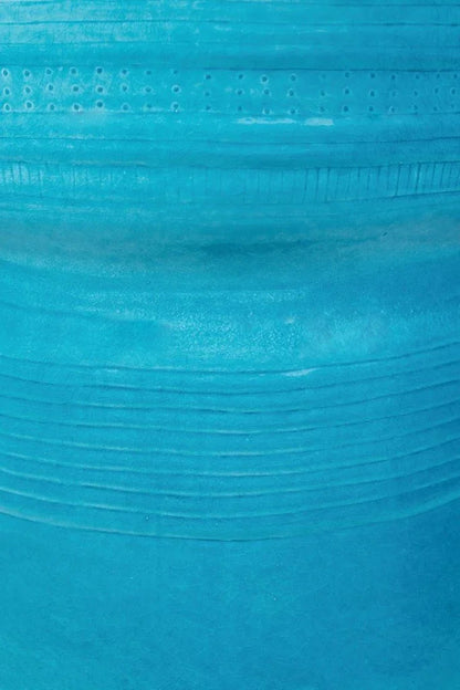 Ancaris Ring Handcrafted Ceramic Patio Accent Table - LOOMLAN - Seasonal Living - Outdoor Side Tables