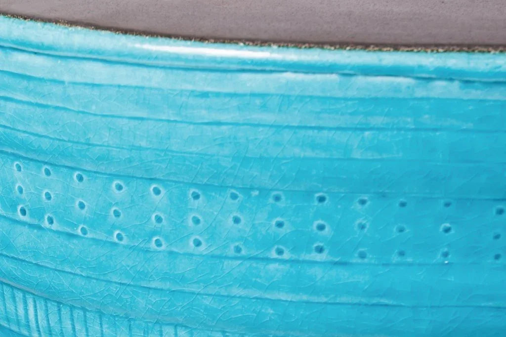 Ancaris Ring Handcrafted Ceramic Patio Accent Table - LOOMLAN - Seasonal Living - Outdoor Side Tables