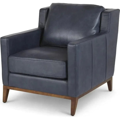 Anders Leather Club Chair Handcrafted - LOOMLAN - One For Victory - Club Chairs