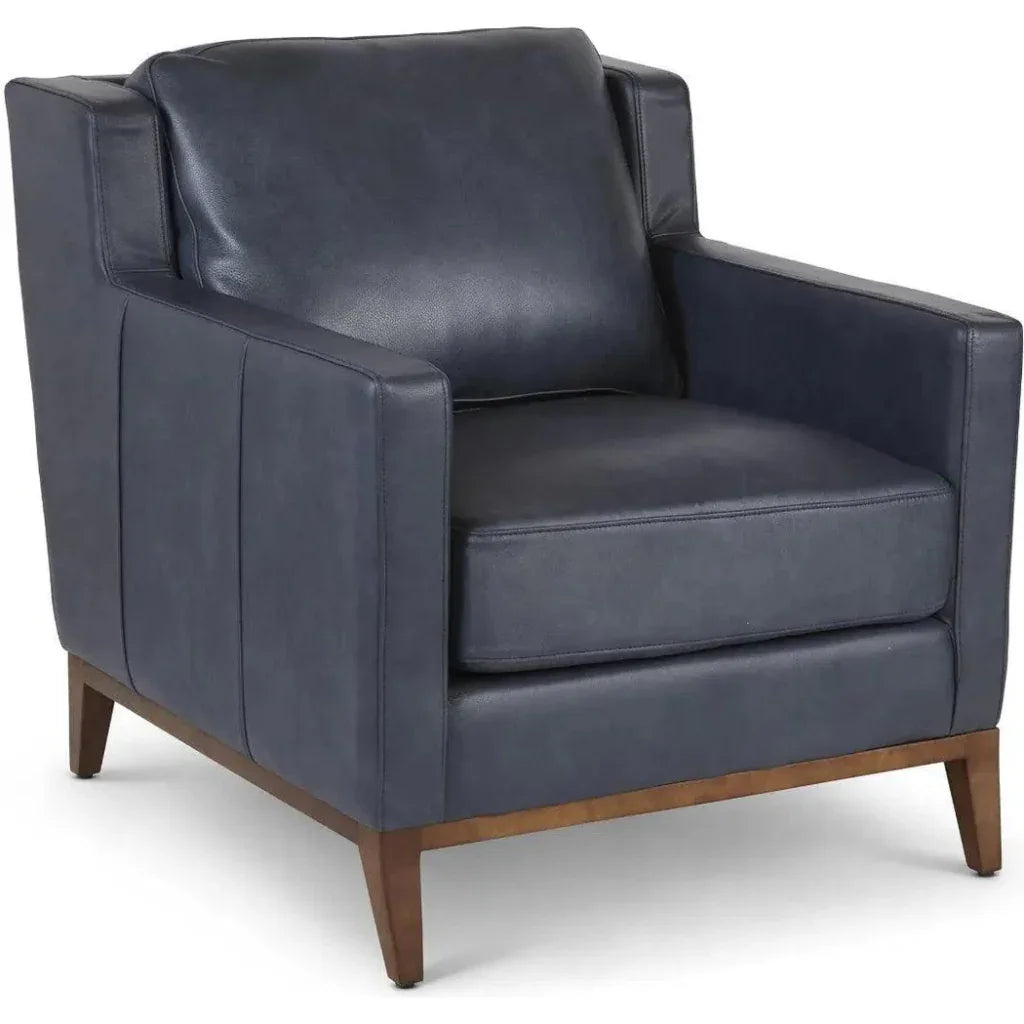 Anders Leather Club Chair Handcrafted - LOOMLAN - One For Victory - Club Chairs