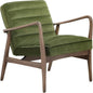 Anderson Performance Fabric Fiber & Wood Green Armchair - LOOMLAN - Moe's Home - Accent Chairs