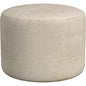 Anderson Wood Beige Round Ottoman - LOOMLAN - Bassett Mirror - Ottomans