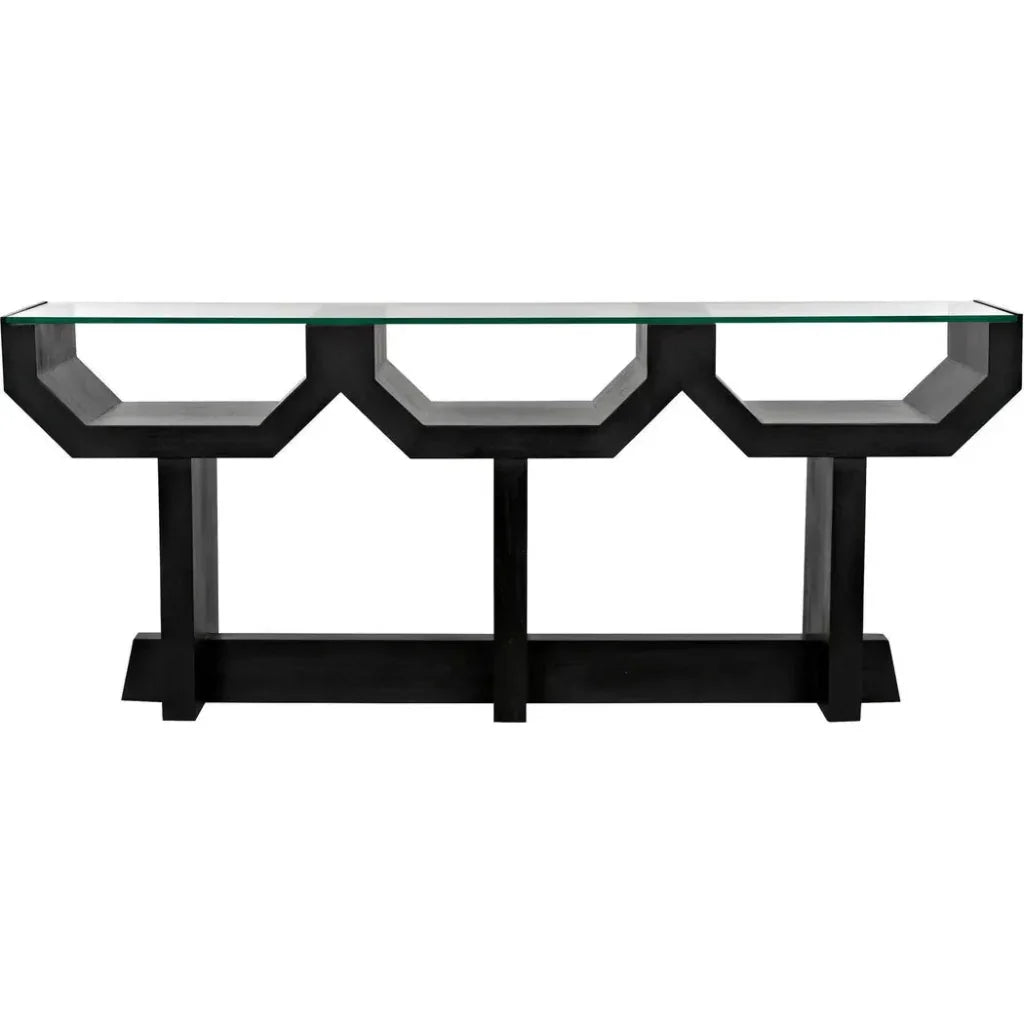 Ando Console Sofa Table - LOOMLAN - Noir - Console Tables